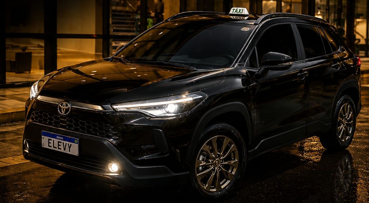 Toyota Corolla Cross, táxi executivo da frota Elevy