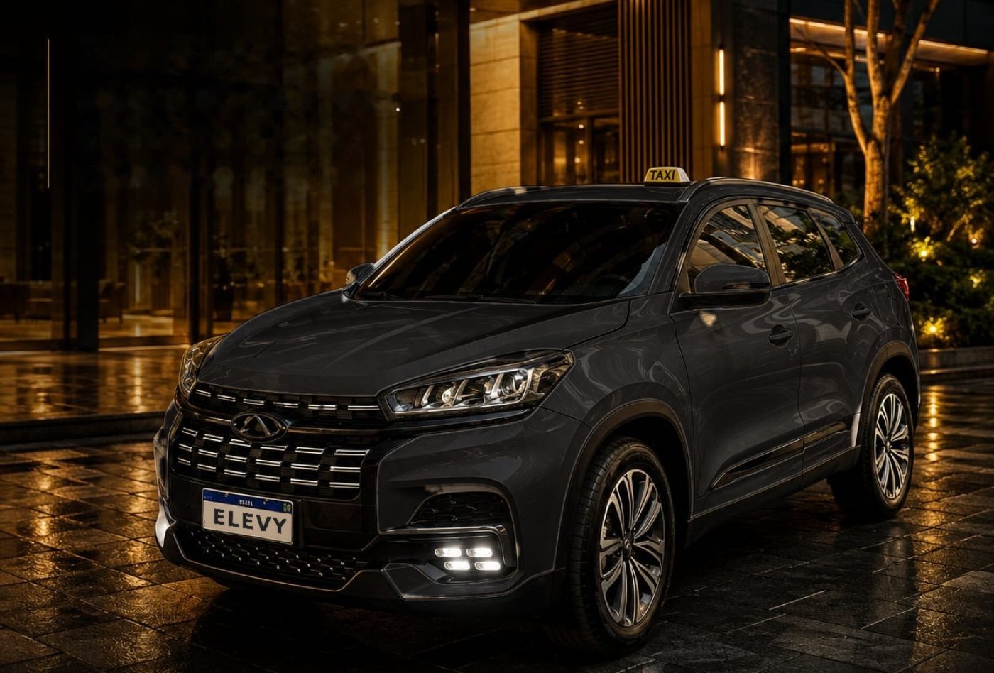 Chery Tiggo, táxi executivo da frota Elevy